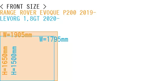 #RANGE ROVER EVOQUE P200 2019- + LEVORG 1.8GT 2020-